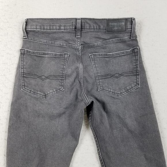 Denizen from Levi's Jeans Mens 30x32 Gray 208 Regular Taper Tapered Leg Denim - Picture 6 of 13